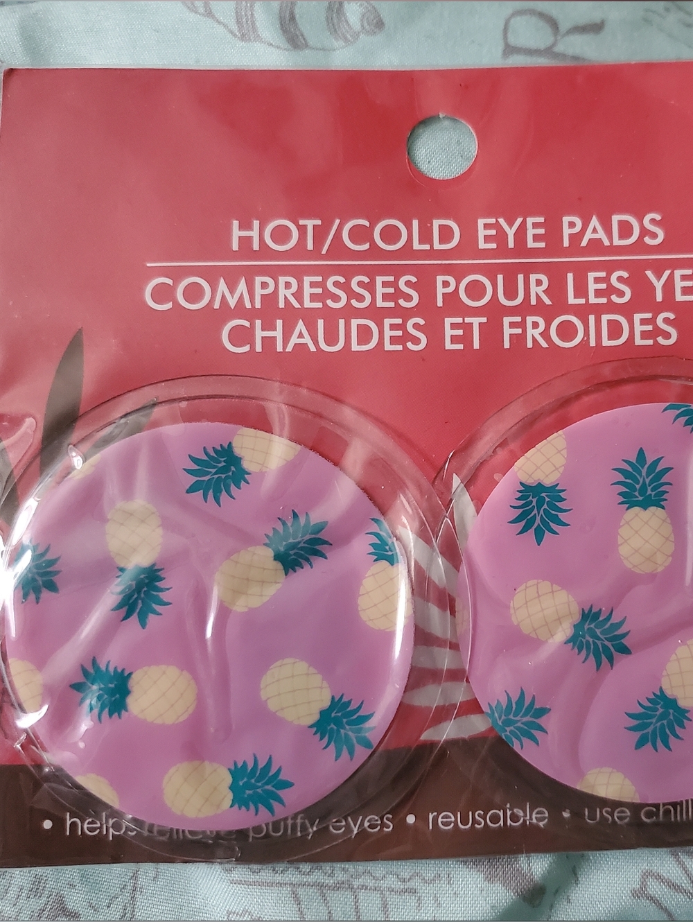 Carter's Mint Green Pineapple-Print Eye Pads